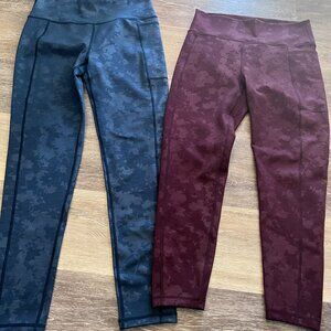 Sweaty Betty Large Lot of 2 Super Sculpt with Pockets Leggings